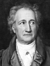 Das Foto zeigt Johann Wolfgang von Goethe