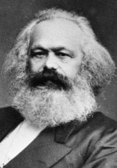 Das Foto zeigt Karl Marx