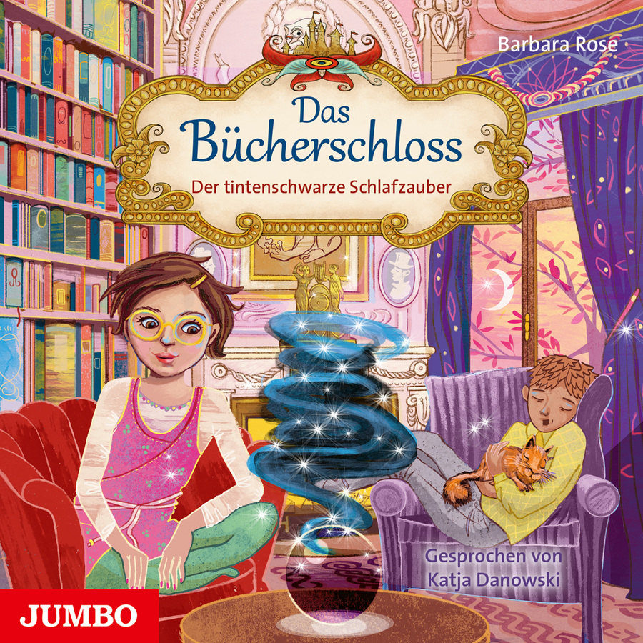 Cover Das Bücherschloss. Der tintenschwarze Schlafzauber (Band 5)
