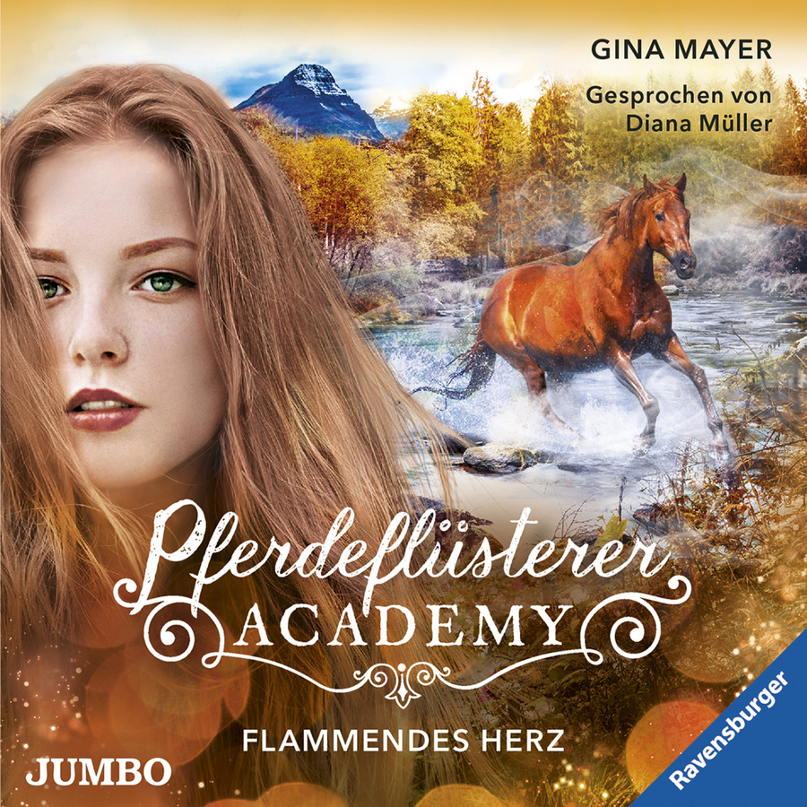 Cover Pferdeflüsterer-Academy. Flammendes Herz (Band 7)