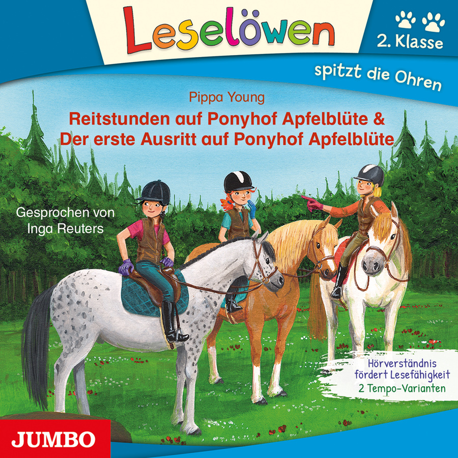 Cover Reitstunden auf Ponyhof Apfelblüte & Der erste Ausritt auf Ponyhof Apfelblüte