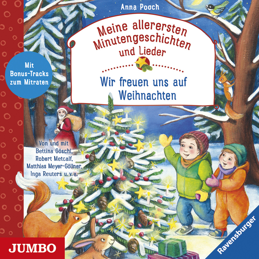 Cover Meine allerersten Minutengeschichten und Lieder: Wir freuen uns auf Weihnachten