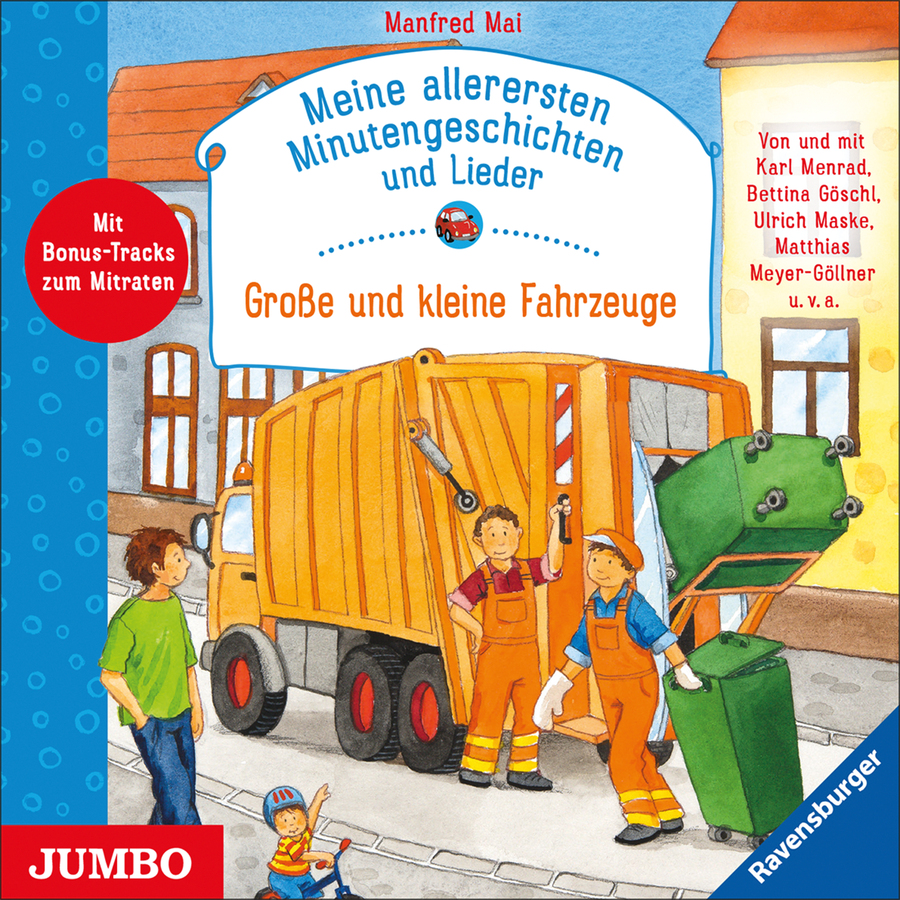 Cover Meine allerersten Minutengeschichten und Lieder. Große und kleine Fahrzeuge (Ungekürzt)