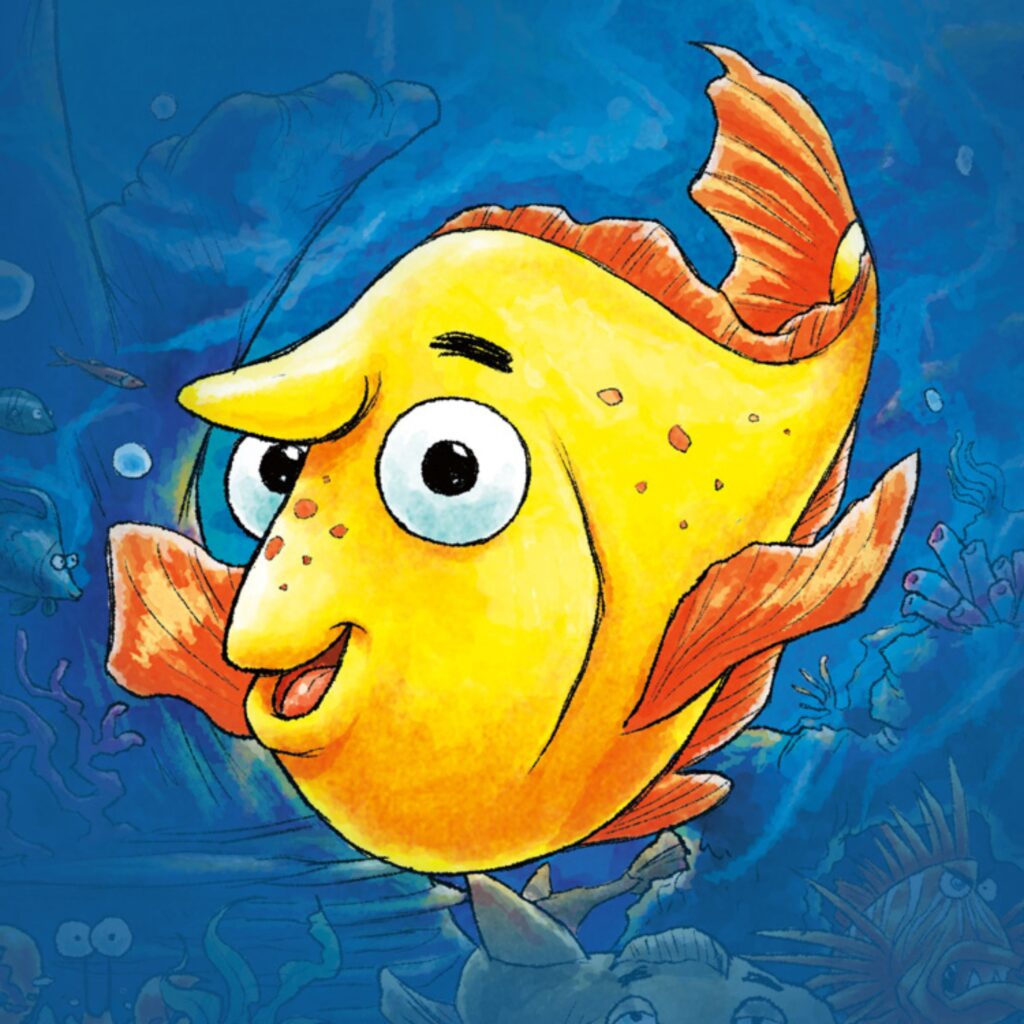 Cover Flip, der Einhornfisch